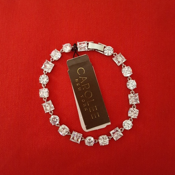 BRAND NEW CAROLEE CRYSTAL CZ FLEX BRACELET - Picture 1 of 8